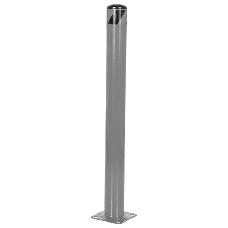 VESTIL STEEL PIPE SAFETY BOLLARD 42"X4.5" GRAY BOL-42-4.5-GYSG